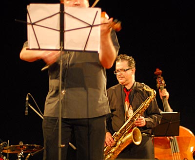 Der Klezmer-Saxophonist Paul Shapiro beim Festival of Jewish Culture 2012 in Kosice