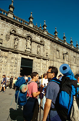 Spanien Santiago de Compostela Angekommen