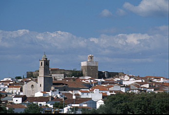 Spanien Extremadura  Stasdtansicht