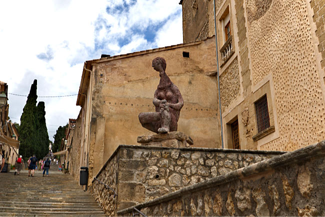 Mallorca - Anfang Treppe zum Kalvarienberg in Pollenca