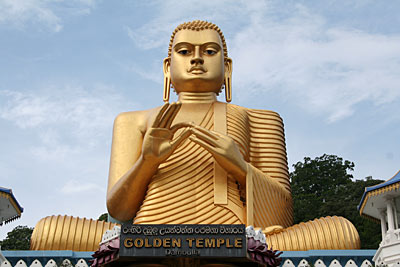 Sri Lanka - Buddha-Statue in Dambulla