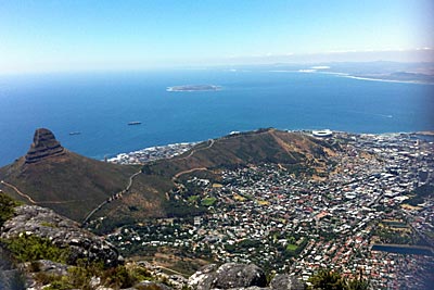 Südafrika - Blick vom Tafelberg