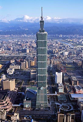 Taiwan - Wolkenkratzer in Taipeh