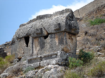 Türkei - Feythie - antiker Steinsarkophag