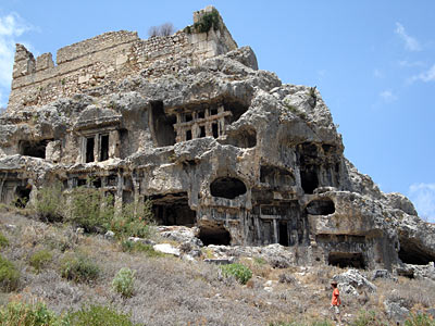 Türkei - Feythie - lykische Felsengräber