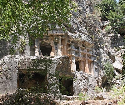 Türkei - Felsengräber in Pinara
