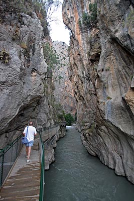 Türkei - die Canyon-Schlucht von Saklikent