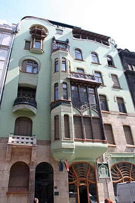 Ungarn - Budapest - Bedö-Haus in der Budapester Honvéd-Straße