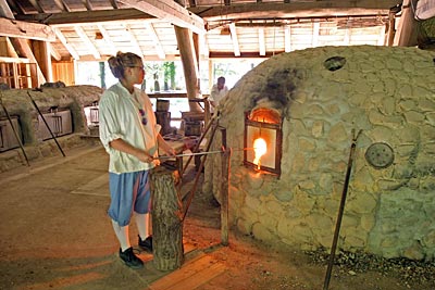 Jamestown - Glasbläser gehörten zu den ersten Handwerkern, die hier heimisch wurden