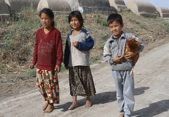 Usbekistan Seidenstraße Kinder