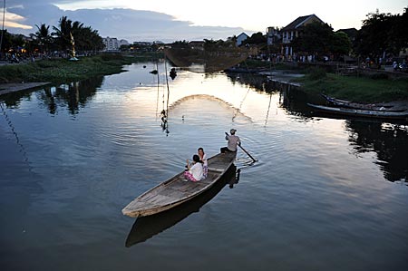 Vietnam - Hoi An - Mit dem Boot auf dem Fluss