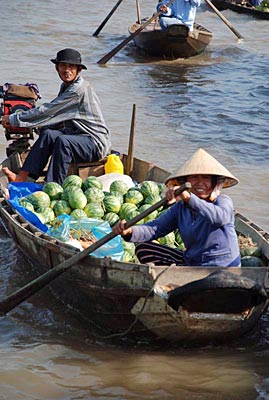 Vietnam - Kleinhändler auf dem Mekong