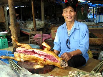 Vietnam Fleischverkäufer