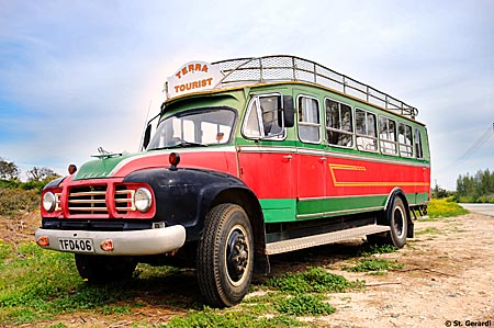 Zypern - Pafos - alter Touristenbus